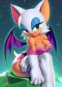 rouge_the_bat, sonic_(series), pakwan008, 1girl, artist_name