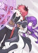 fern_(sousou_no_frieren), stark_(sousou_no_frieren), sousou_no_frieren, kuronomine, 1boy