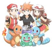 blue_oak, bulbasaur, charmander, leaf_(pokemon), red_(pokemon)
