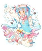 original, saijo1201, 1girl, :d, arm_up