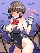 myoukou_(kancolle), suzuya_(halloween)_(kancolle), suzuya_(kancolle), kantai_collection, furaggu_(frag_0416)