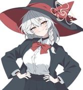 eri_(blue_archive), blue_archive, dotoro474, 1girl, black_hat