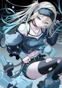 reina_(1st_costume)_(nijisanji), reina_(nijisanji), nijisanji, kushiro_kuki, 1girl