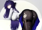 flavia_(strinova), strinova, he_yue, 1girl, ass