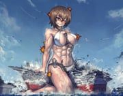 nishizumi_maho, girls_und_panzer, yilx, abs, aircraft