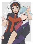 brendan_(pokemon), steven_stone, pokemon, pokemon_omega_ruby_and_alpha_sapphire, mocollie
