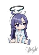 yuuka_(blue_archive), yuuka_(pajamas)_(blue_archive), blue_archive, shuni_valentine, 1girl