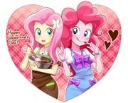 fluttershy, fluttershy_(equestria_girls), pinkie_pie, pinkie_pie_(equestria_girls), my_little_pony