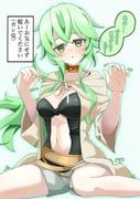 caam_serenity_of_gusto, yu-gi-oh!, wize_(adklahniehov6ib), 1girl, arm_warmers