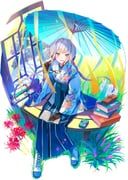shioriha_ruri, shioriha_ruri_(2nd_costume), nijisanji, kagawa_ichigo, 1girl