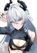 eldreda_sunbringer, zenless_zone_zero, 9bit, 1girl, black_horns