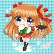 sawatari_makoto, kanon, koruri_hszn, 1girl, :3