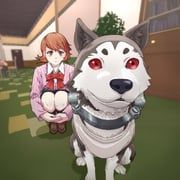 koromaru_(persona), takeba_yukari, persona, persona_3, persona_3_reload