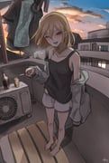 aki_(tabao), original, tabao, 1girl, alcohol