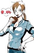 jill_valentine, resident_evil, chanko_neru, 1girl, blue_eyes