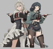 alexandrina_sebastiane, jane_doe_(zenless_zone_zero), zenless_zone_zero, qopqop, 2girls