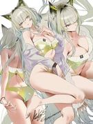 kal'tsit_(arknights), kal'tsit_esperanta_(arknights), arknights, salmon88, 1girl