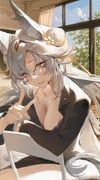 hsin_(wuthering_waves), wuthering_waves, liudaohai6001, 1girl, alternate_costume