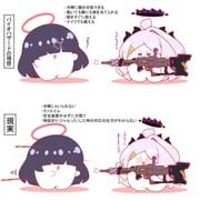 hina_(blue_archive), justice_task_force_member_(blue_archive), blue_archive, kurukurumagical, ^^^