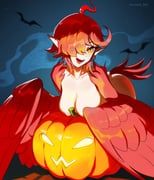 red_(thus0), original, unreal_fish, 1girl, ahoge