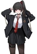 chisa_(wuthering_waves), wuthering_waves, oxooxo666, 1girl, arms_up