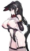fubuki_(senran_kagura), senran_kagura, senran_kagura_new_link, boaplant_feeder, 1girl
