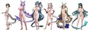 dusk_(arknights), jie_(arknights), jun_(arknights), ling_(arknights), nian_(arknights)