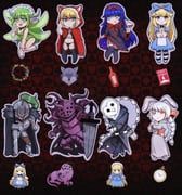 alice_(black_souls), doll_alice_(black_souls), grimm_(black_souls), leaf_(black_souls), lindamea_(black_souls)