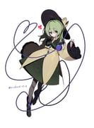 komeiji_koishi, touhou, mochimoti0528, 1girl, adapted_costume