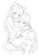 ootori_emu, tenma_tsukasa, project_sekai, pnyo_emc, 1boy