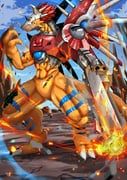 pagumon, rizegreymon, digimon, sawa_d, arm_cannon