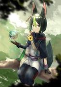 tighnari_(genshin_impact), genshin_impact, soyose, 1boy, animal_ear_fluff