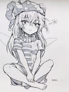 clownpiece, touhou, yonoisan, 1girl, @_@