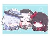 nikaido_hiro, sakuraba_ema, tsukishiro_yuki, mahou_shoujo_no_majo_saiban, kaboneko0821