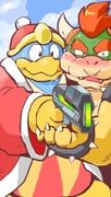 bowser, king_dedede, jojo_no_kimyou_na_bouken, kirby_(series), mario_(series)