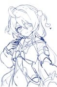 phoenix_reffaella, zenless_zone_zero, sxfnkam, 1girl, ahoge