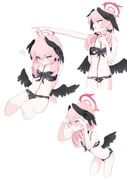 koharu_(blue_archive), koharu_(swimsuit)_(blue_archive), blue_archive, orene_(orene8sx90695), 1girl