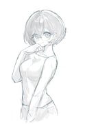 ootori_emu, project_sekai, pnyo_emc, 1girl, bespectacled