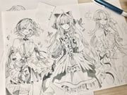 ishigami_nozomi, lize_helesta, nishizono_chigusa, nijisanji, kemo_o