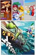 luigi, mario, sonic_the_hedgehog, tails_(sonic), mario_(series)