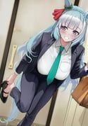 mejiro_ardan_(umamusume), umamusume, herohero_(higashi_no_dou), 1girl, :d