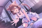 kumonoue_yumemi, yumemi_channel, togemaru34, 1girl, animal_ears