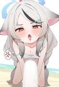 kokona_(blue_archive), kokona_(swimsuit)_(blue_archive), blue_archive, nicomi-chan, 1girl