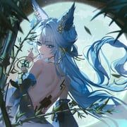 suhsin_the_inevitable_(wuthering_waves), wuthering_waves, qi_sheng_ao, 1girl, animal_ears