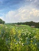 original, kate_avery, blue_flower, blue_sky, cloud