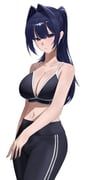 ouro_kronii, hololive, hololive_english, ravennvi, 1girl