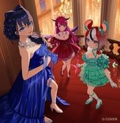 hakos_baelz, hakos_baelz_(party_dress), irys_(cherrys)_(hololive), irys_(hololive), irys_(irys_2.0)_(hololive)