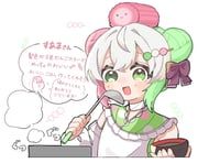 original, tana_dekoko, 1girl, :d, bare_shoulders