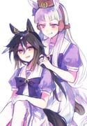 gold_ship_(umamusume), stay_gold_(umamusume), umamusume, zhuyue952700, 2girls