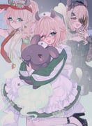 nimi_nightmare, nimi_nightmare_(goth), nimi_nightmare_(lifeguard), indie_virtual_youtuber, kokomi_(aniesuakkaman)